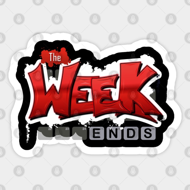 The Week Ends logo Sticker by Produce Stand Podcast